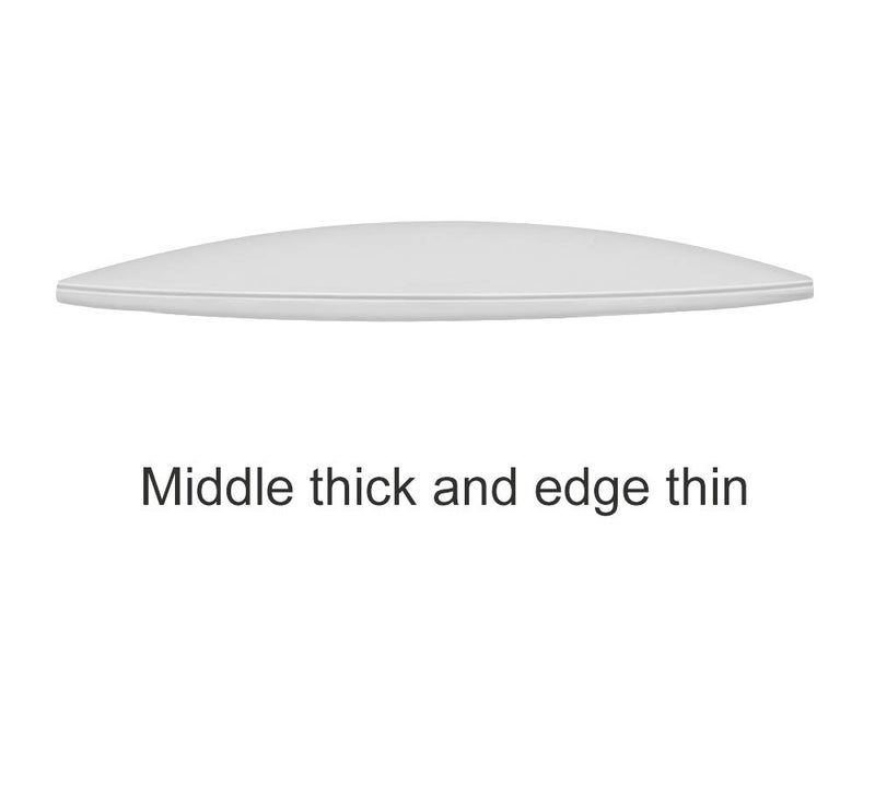 Xfenvs Strongest Door Knob Wall Shield, Transparent Round Soft Rubber Wall Protector Self Adhesive Door Handle Bumper Pack of 2 (Large Round Style 3.54", Clear) - Image 4